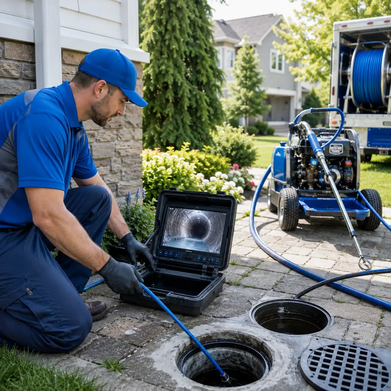 Outdoor drain cleaning professionals serving Hardesty, OK