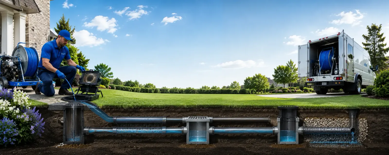 Outdoor drain cleaning information for Hardesty, OK
